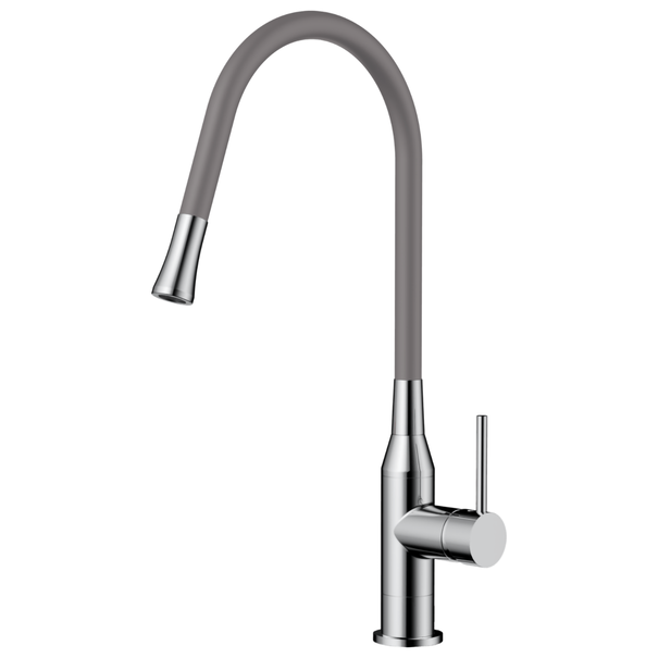 Смеситель для кухни OMOIKIRI Yatomi (Нержавеющая сталь / Серый)