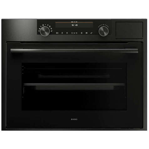 Компактный духовой шкаф с паром Asko OCS8487B (Темная сталь)