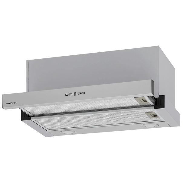 Вытяжка с выдвижным экраном Krona KAMILLA T POWER 600 (Нержавеющая сталь)
