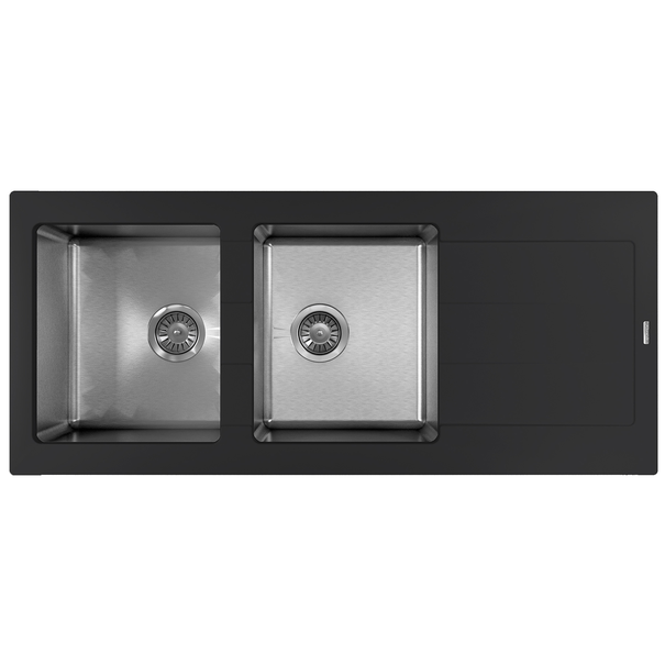 Кухонная мойка Florentina КОМБИ 1160 (Антрацит)