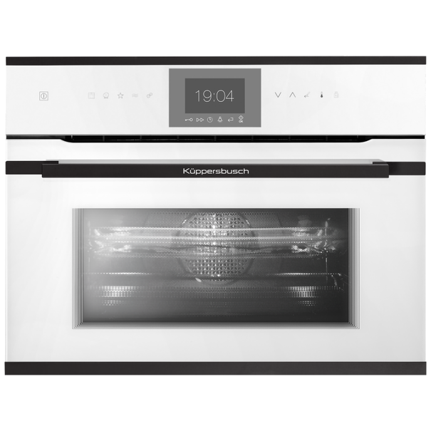 Компактный духовой шкаф с свч Kuppersbusch CBM 6550.0 W (Black Velvet)