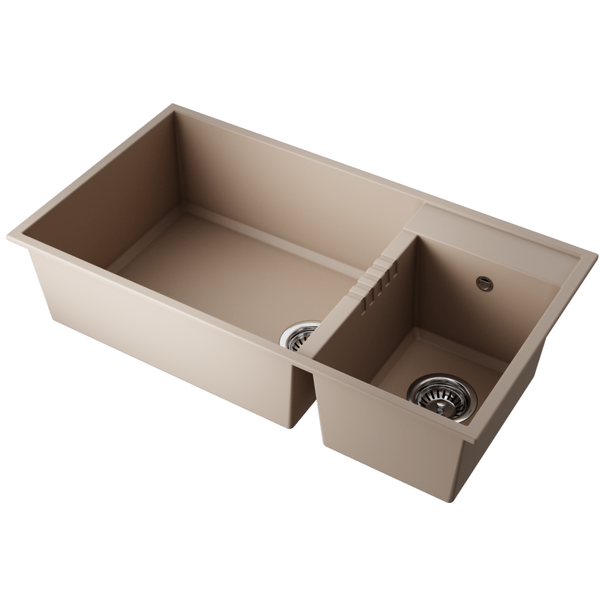 Кухонная мойка OMOIKIRI Tedori 85-2-U (Бежевый)