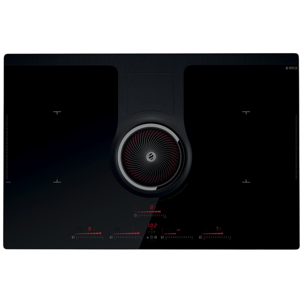 Индукционная варочная панель с вытяжкой Elica NIKOLATESLA HP /F/83 (Черный)