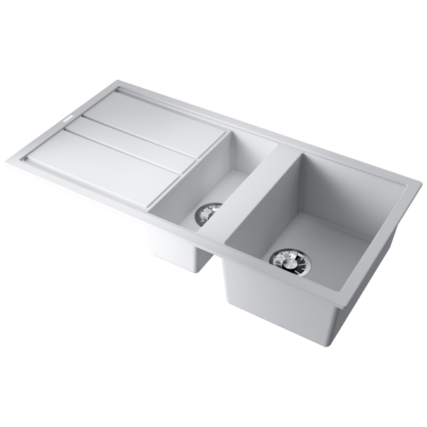 Кухонная мойка OMOIKIRI Kitagawa 100-2 (Белый)