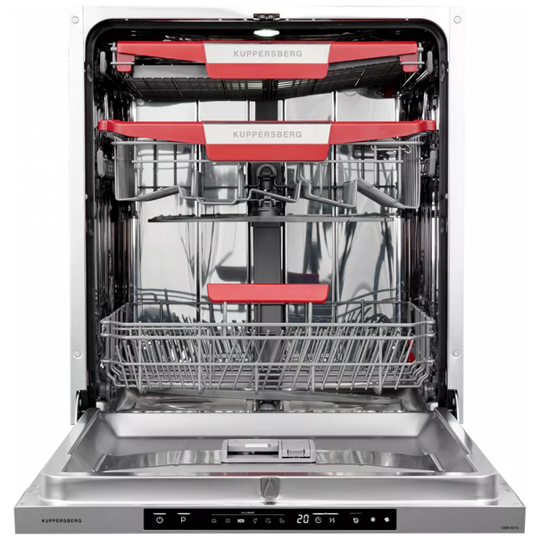 Встраиваемая посудомоечная машина KUPPERSBERG GSM 6074 (Нержавеющая сталь)