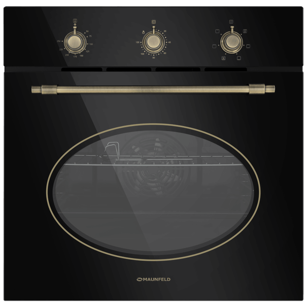 Электрический духовой шкаф MAUNFELD EOEFG.566R .MT (Черный)