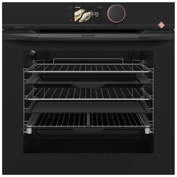 Электрический духовой шкаф De Dietrich DOP4756 (Черный / Медь)