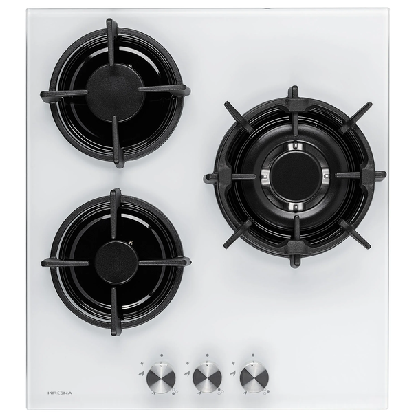 Газовая варочная панель Krona FIERO 45 (Белый)
