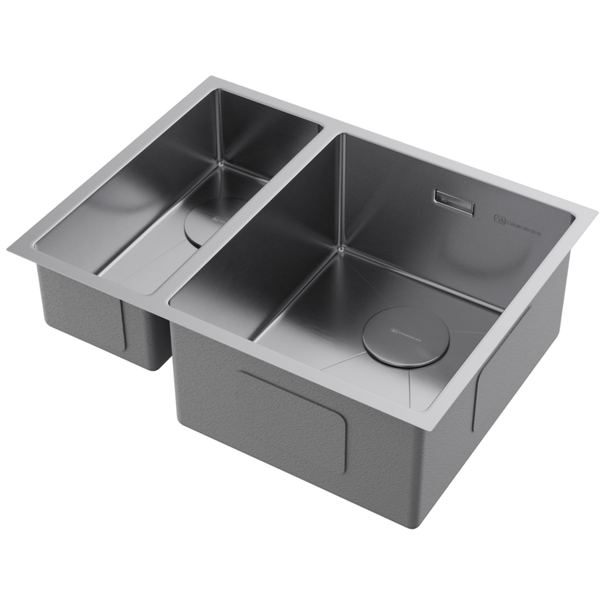 Кухонная мойка OMOIKIRI Taki 58-2-U/IF-R (Нержавеющая сталь)