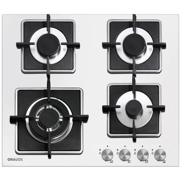 Газовая варочная панель GRAUDE GS 60.3 (Белый)