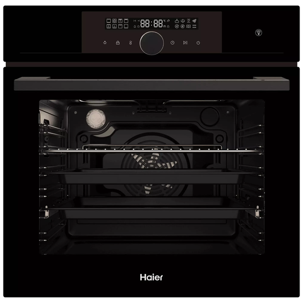 Электрический духовой шкаф с паром Haier HOX-FP5RA (Черный)