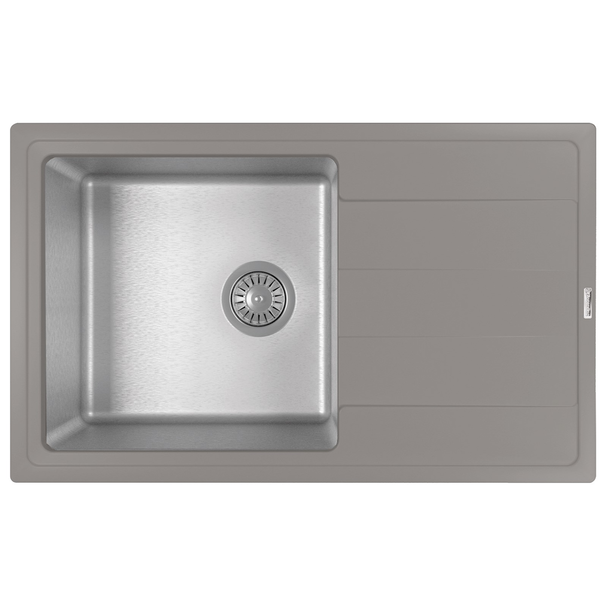Кухонная мойка Florentina КОМБИ 780 (Серый шелк)