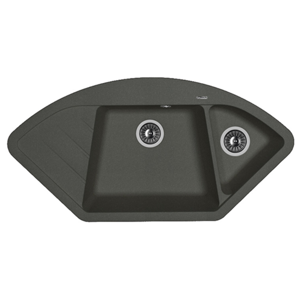 Кухонная мойка Florentina ВЕСТА (Черный)