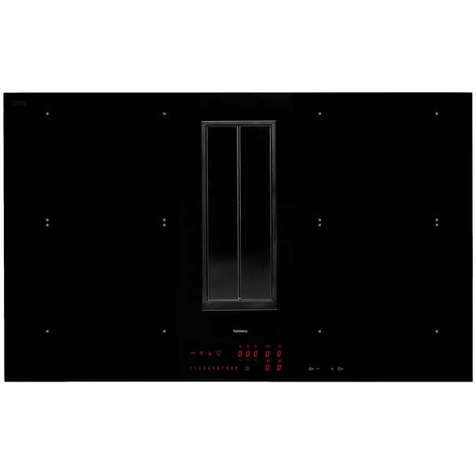 Индукционная варочная панель с вытяжкой Falmec QUANTUM PRO EASY 90 VETRO NERO (Черный)