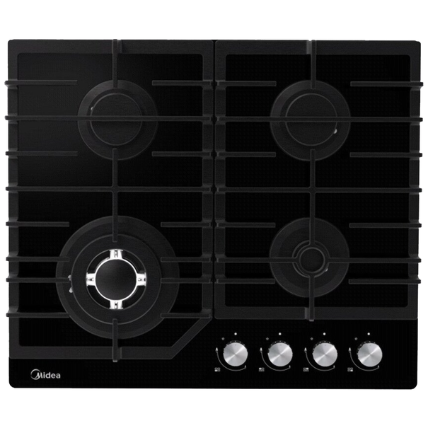 Газовая варочная панель Midea MG645TG (Черный)