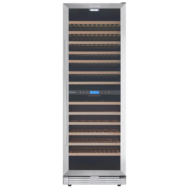 Встраиваемый винный шкаф Cellar Private CP165-2T (Нержавеющая сталь)