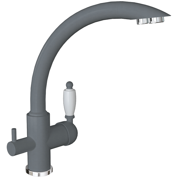 Смеситель для кухни Florentina ШАЛЕ FL (Серый шелк)