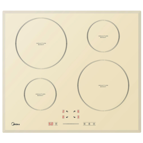 Индукционная варочная панель Midea MIH64721F (Слоновая кость)