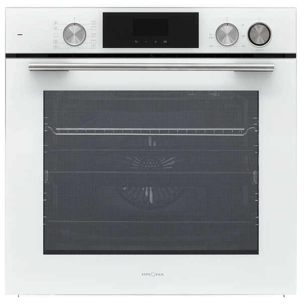 Электрический духовой шкаф с паром Krona NEBULA STEAM 60 (Белый)