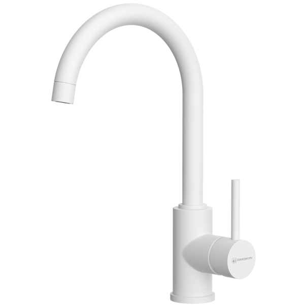 Смеситель для кухни OMOIKIRI Shinagawa-P (Белый)