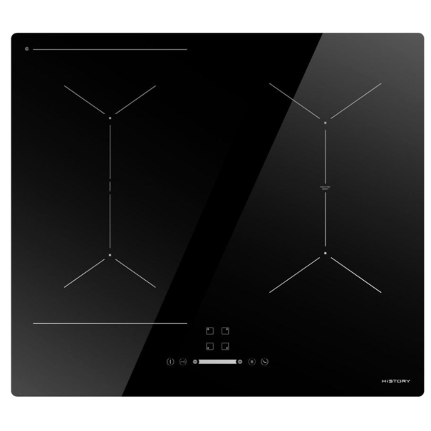 Индукционная варочная панель HiSTORY HI 6411 GBK (Черный)
