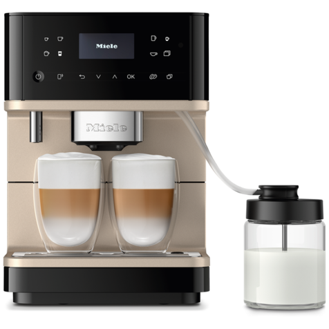Автоматическая кофемашина Miele CM 6360 (Черный обсидиан / Металлик)