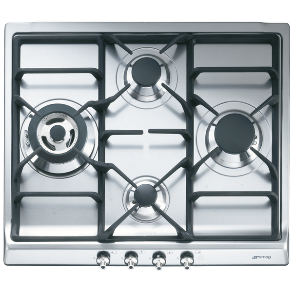 Газовая варочная панель Smeg SER60SGH3 (Нержавеющая сталь)