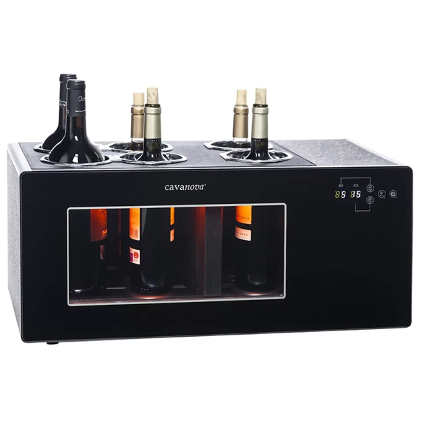 Охладитель вина Cavanova OW6CD (Черный)