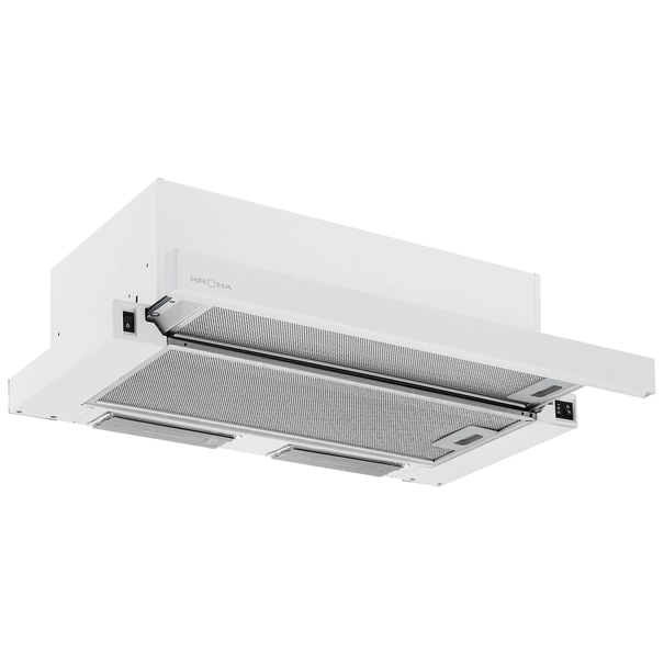 Вытяжка с выдвижным экраном Krona VENDY 600 (1 мотор) (Белый)
