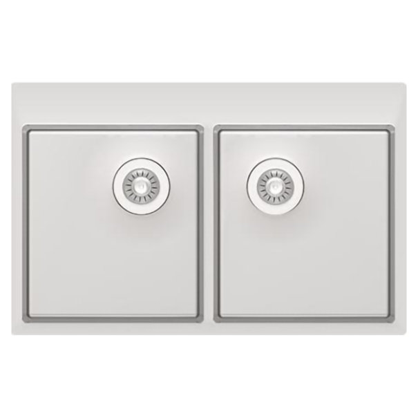 Кухонная мойка Florentina ЛОГИКА-HM 800 (Нержавеющая сталь)