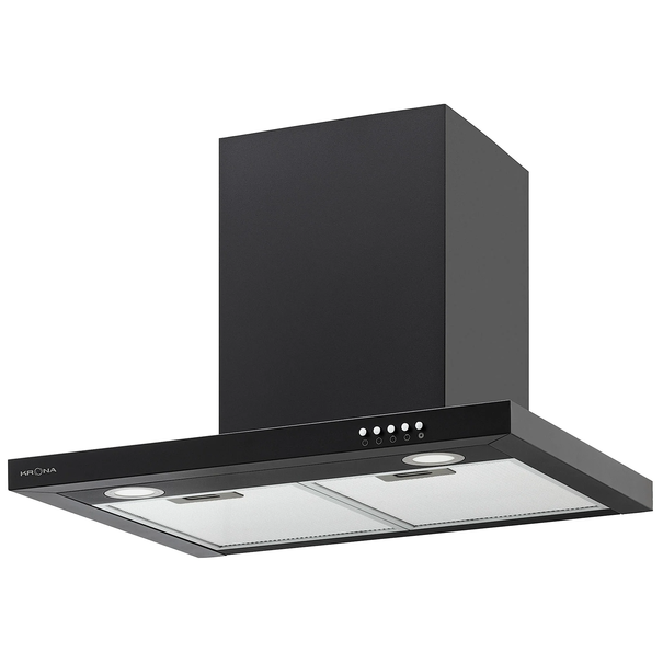 Т-образная вытяжка Krona RINA 600 PB (Черный)