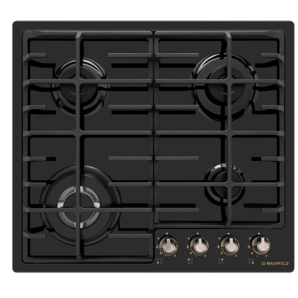 Газовая варочная панель MAUNFELD EGHE.64.63C .R/G (Черный)