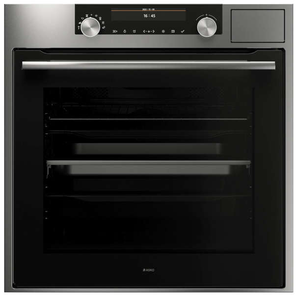 Электрический духовой шкаф с паром Asko OCS8687 (Нержавеющая сталь)