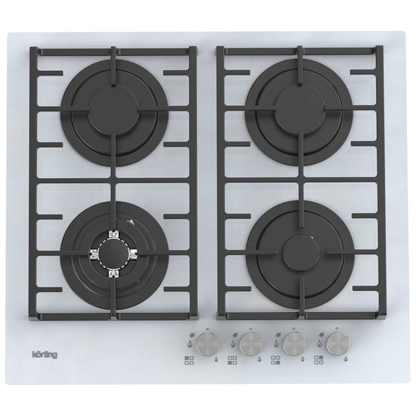 Газовая варочная панель Korting HGG 6825 CT (Белый)