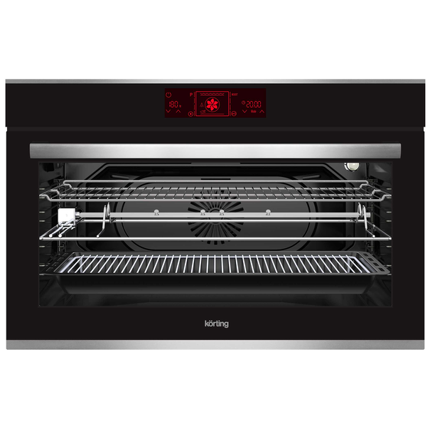 Электрический духовой шкаф Korting OKB 7129 SG (Черный)